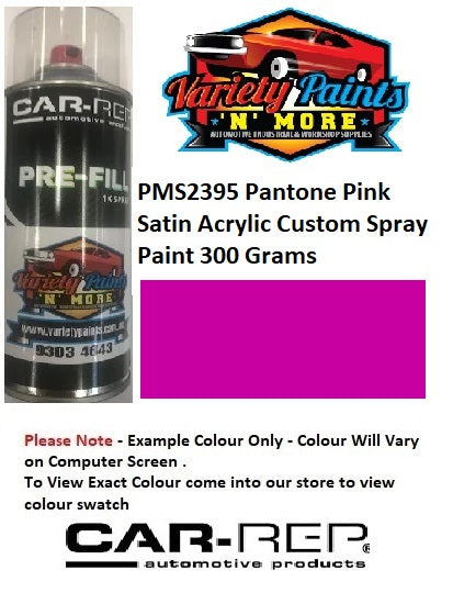 PMS2395 Pantone Pink Satin Acrylic Custom Spray Paint 300 Grams