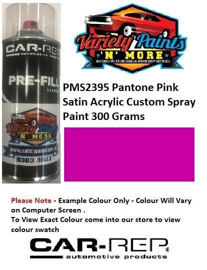 PMS2395 Pantone® Pink Satin Acrylic Custom Spray Paint 300 Grams