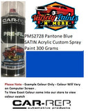 PMS2728 Pantone Blue Satin ACRYLIC Custom Spray Paint 300 Grams