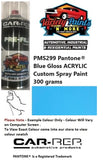 PMS299 Pantone® Blue Gloss ACRYLIC Custom Spray Paint 300 grams