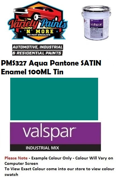 PMS327 Aqua Pantone SATIN Enamel 100ML Tin
