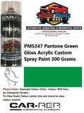 PMS347 Pantone Green GLOSS Acrylic Custom Spray Paint 300 Grams