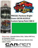 PMS361 Pantone Bright Green SATIN ACRYLIC Custom Spray Paint 300 Grams