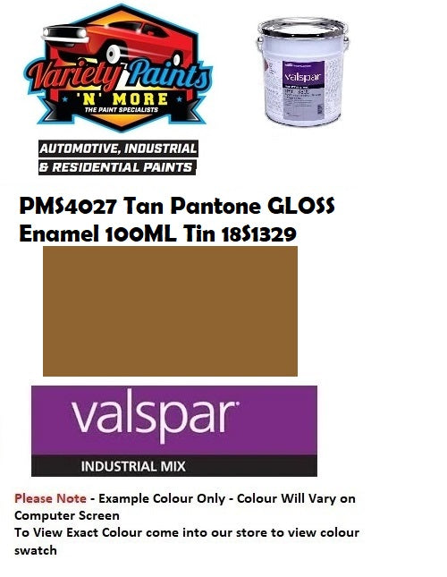 PMS4027 Tan Pantone GLOSS Enamel 100ML Tin 18S1329