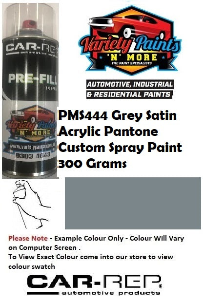 PMS444 Grey SATIN Acrylic Pantone Custom Spray Paint 300 Grams