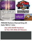 PMS446 Pantone Charcoal Grey 2K Satin TB512 1 Litre