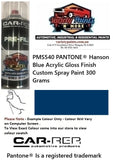PMS540 PANTONE® Hanson Blue Acrylic Gloss Finish Custom Spray Paint 300 Grams