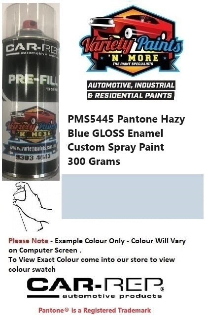 PMS5445 Pantone Hazy Blue Gloss Enamel Custom Spray Paint 300 Grams