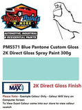 PMS571 Blue Pantone Custom Gloss 2K Direct Gloss Spray Paint 300g