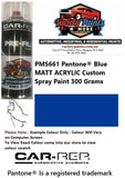 PMS661 Pantone® Blue MATT ACRYLIC Custom Spray Paint 300 Grams
