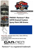 PMS661 Pantone® Blue SATIN Enamel Custom Spray Paint 300 Grams