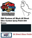 PMS Pantone 6C Black 2K Direct Gloss Custom Spray Paint 300 Grams