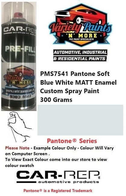 PMS7541 Pantone Soft Blue White MATT Enamel Custom Spray Paint 300 Grams