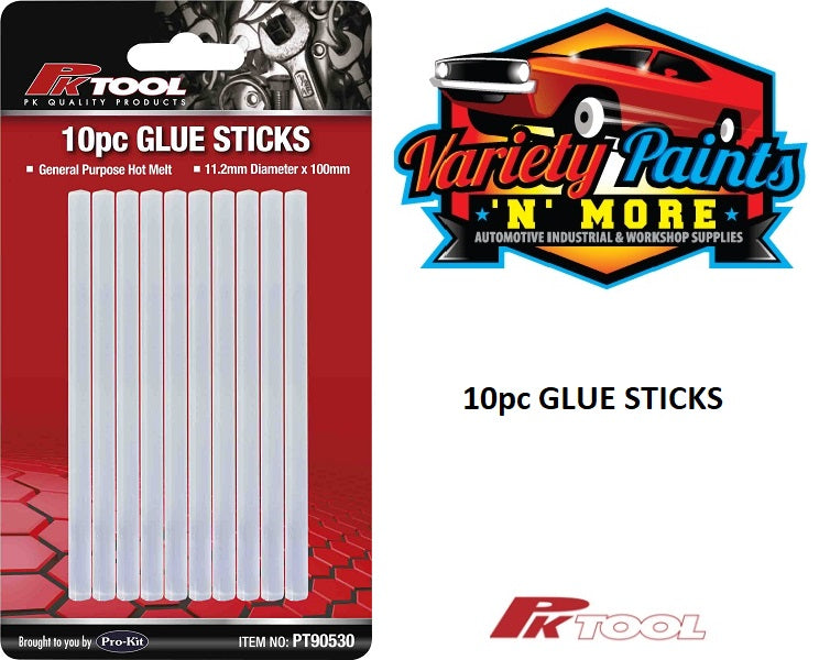 PKTool Glue Sticks 10 Pack 6.5MM STICKS