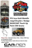 PYJ Inca Gold Metallic Jeep/Chrysler / Dodge BASECOAT Touch Up Paint 300 Grams