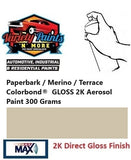Paperbark / Merino / Terrace Colorbond®  GLOSS 2K Aerosol Paint 300 Grams