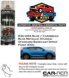 R3U ARA Blue / Caribbean Blue Metallic Hyundai Standard Basecoat Spray Paint 300g
