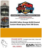 RAL2000 Yellow Orange Gloss Enamel Custom Mixed Spray Paint 300 Grams 1IS 20A