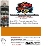 RAL2004 Pure Orange GLOSS Enamel Spray Paint 300 Grams 