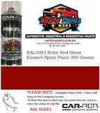 RAL3003 Ruby Red Gloss Enamel Spray Paint 300 Grams