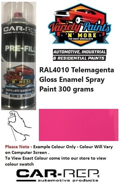 RAL4010 Telemagenta Gloss Enamel Spray Paint 300 grams