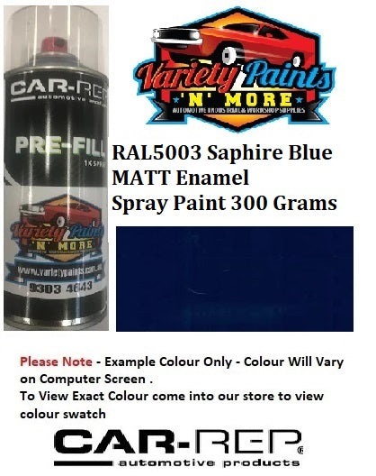 RAL5003 Saphire Blue MATT Enamel Spray Paint 300 Grams
