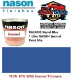 RAL5005 Signal Blue 1 Litre NASON Enamel Paint Mix  