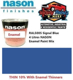 RAL5005 Signal Blue 4 Litre NASON Enamel Paint Mix