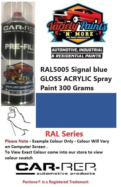 RAL5005 Signal Blue GLOSS ACRYLIC Spray Paint 300 Grams