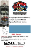 RAL5024 Pastel Blue Gloss ACRYLIC Custom Mixed Spray Paint 300 Grams