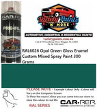 RAL6026 Opal Green Gloss Enamel Custom Mixed Spray Paint 300 Grams