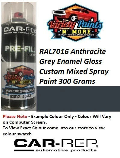 RAL7016 Anthracite GLOSS Grey Enamel Gloss ENAMEL Spray Paint 300 Grams 1IS 64A
