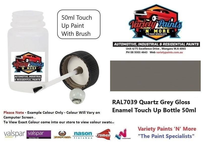 RAL7039 Quartz Grey Gloss Enamel Touch Up Bottle 50ml