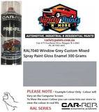 RAL7040 Window Grey Custom Mixed Spray Paint Gloss Enamel 300 Grams
