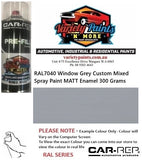 RAL7040 Window Grey Custom Mixed Spray Paint MATT Enamel 300 Grams
