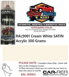 RAL9001 Cream White SATIN Acrylic 300 Grams