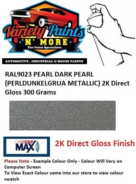 RAL9023 PEARL DARK PEARL (PERLDUNKELGRUA METALLIC) 2K Direct Gloss 300 Grams