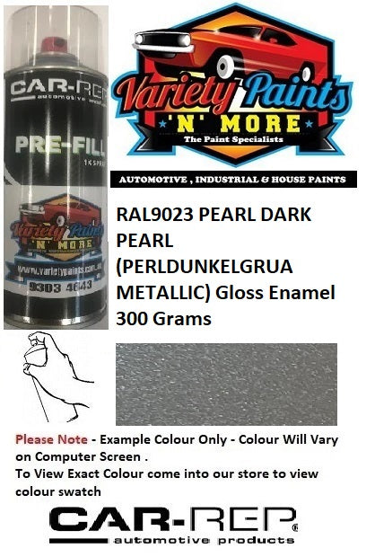 RAL9023 PEARL DARK PEARL (PERLDUNKELGRUA METALLIC) Gloss Enamel 300 Grams