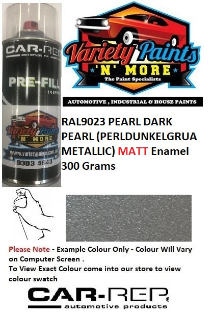 RAL9023 PEARL DARK PEARL (PERLDUNKELGRUA METALLIC) MATT Enamel 300 Grams