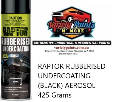 RAPTOR RUBBERISED UNDERCOATING (BLACK) AEROSOL