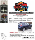 RBR Cosmic Blue Pearl NISSAN Basecoat Aerosol Spray Paint 300 Grams