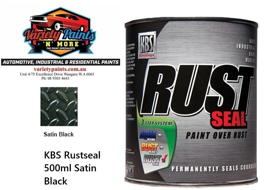 KBS Rustseal 500ml Satin Black