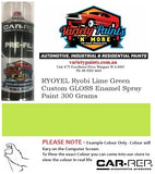 RYOYEL Ryobi Lime Green Custom GLOSS Enamel Spray Paint 300 Grams