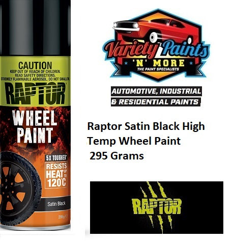 Raptor Satin Black Wheel Paint 295 Grams