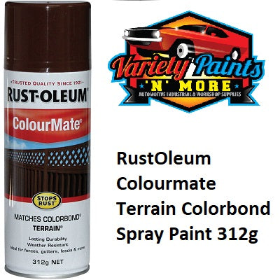 RustOleum Colourmate Terrain Colorbond  Spray Paint 312g