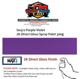S0422 Purple Violet 2K Direct Gloss Spray Paint 300g