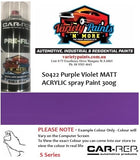 S0422 Purple Violet MATT ACRYLIC spray Paint 300g