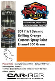 S0711V1 Seismic Drilling Orange Custom Spray Paint Enamel 300 Grams