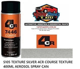 S105 TEXTURE SILVER 4CR COURSE TEXTURE 400ML AEROSOL SPRAY CAN