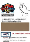 S1423 SIERRA TAN GLOSS 2K DIRECT GLOSS DTM Spray Paint 300g